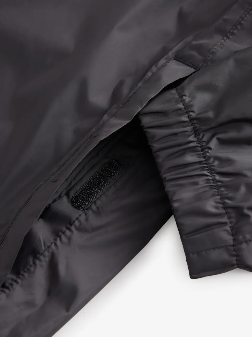 Black DryTech Lightweight Waterproof Packable Jacket