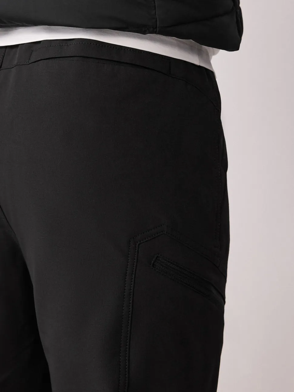 Black DryTech Slim Fit Tech Stretch Utility Cargo Trousers