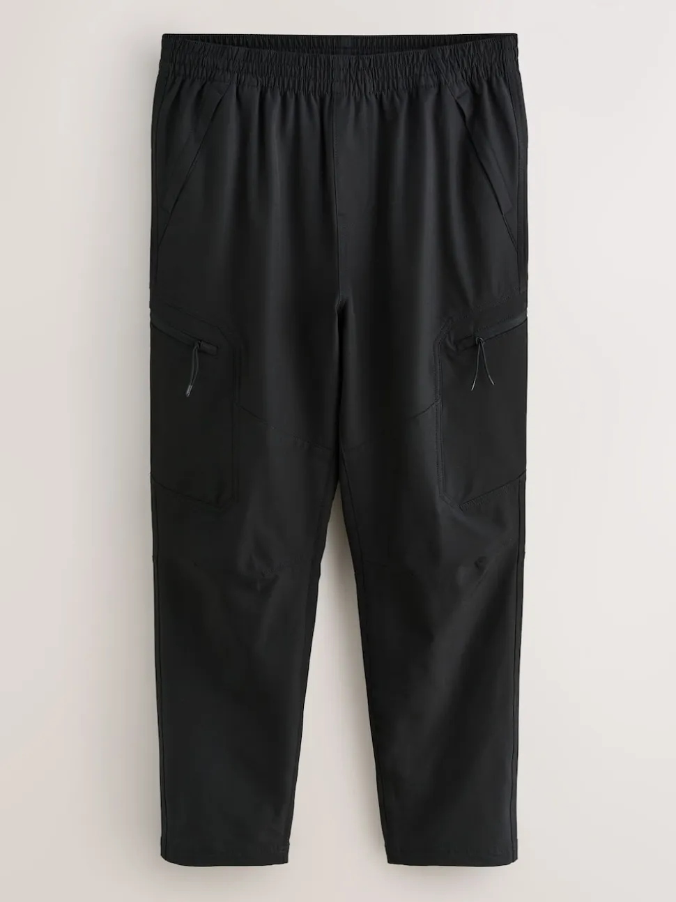 Black DryTech Slim Fit Tech Stretch Utility Cargo Trousers