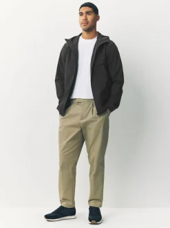 Black DryTech Waterproof Hooded Jacket