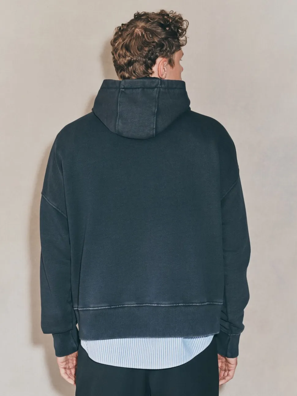 Black EDIT Boxy Fit Heavyweight Hoodie