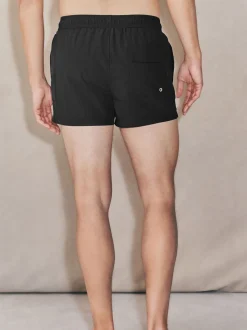 Black EDIT Cropped Swim Shorts