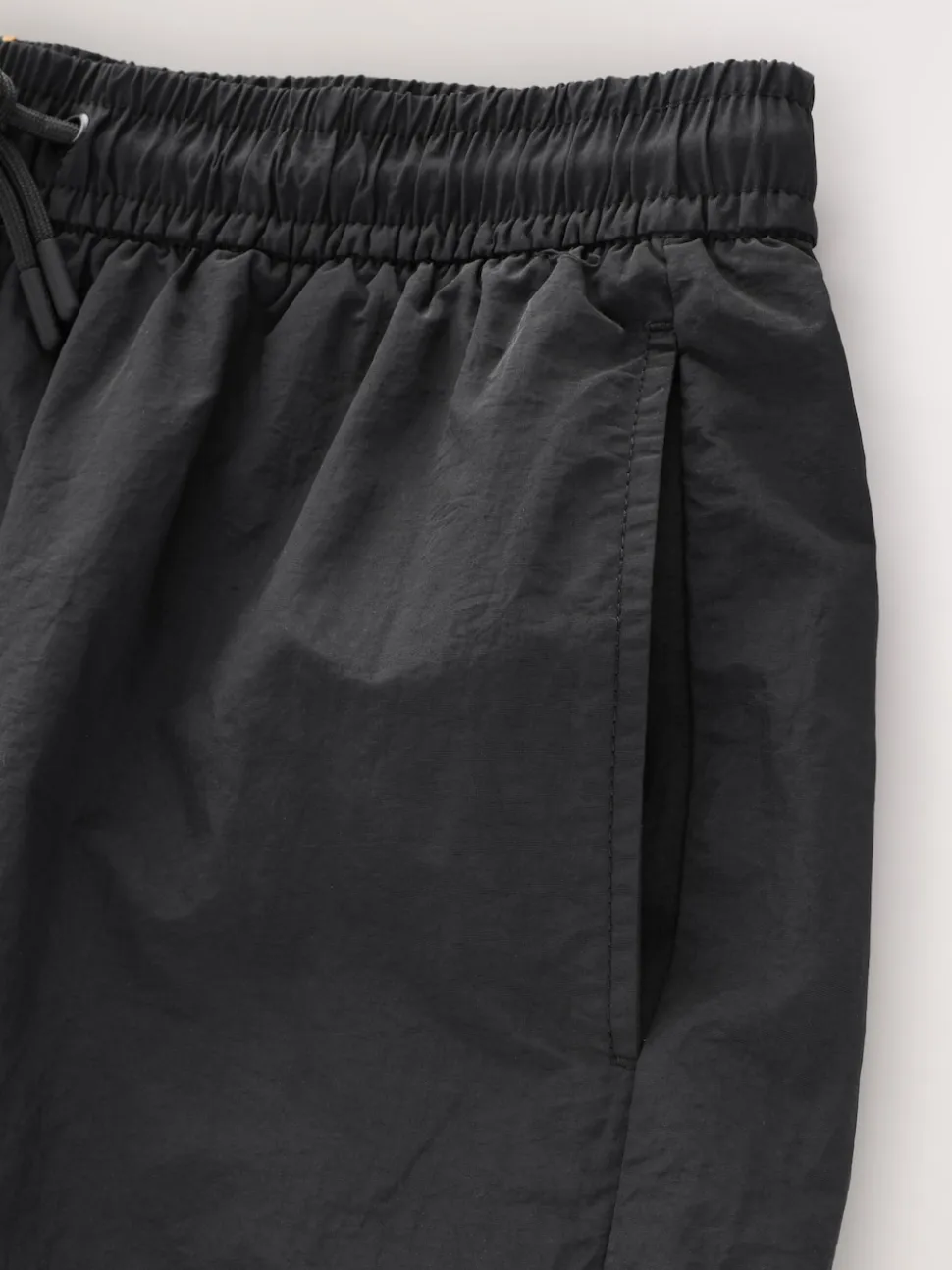 Black EDIT Cropped Swim Shorts