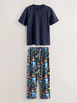 Black Family Matchback Diwali Printed Pyjamas