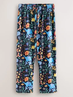 Black Family Matchback Diwali Printed Pyjamas