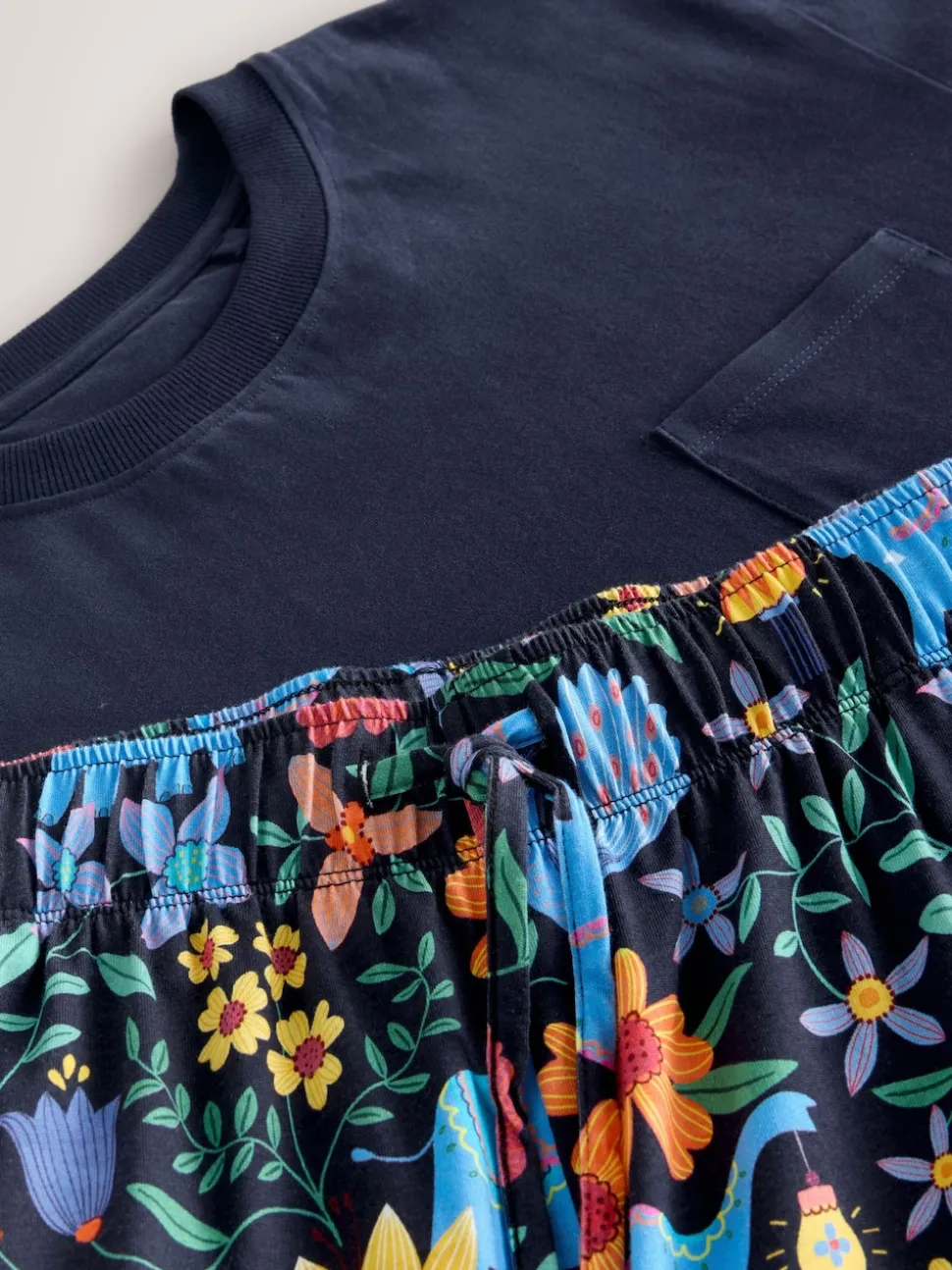 Black Family Matchback Diwali Printed Pyjamas