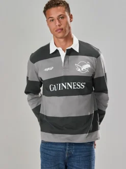 Black Guinness Rugby Shirt