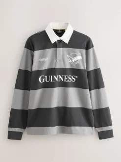 Black Guinness Rugby Shirt