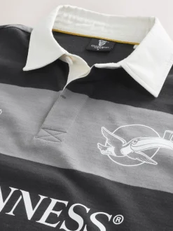 Black Guinness Rugby Shirt
