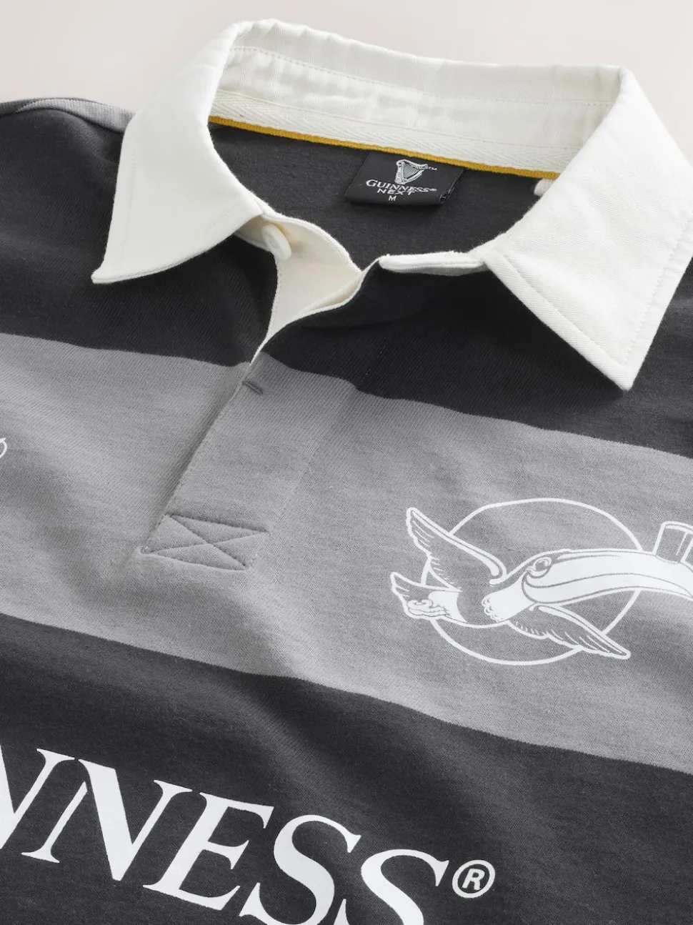 Black Guinness Rugby Shirt
