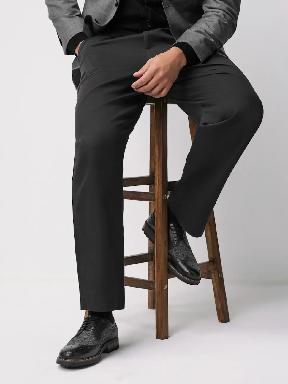 Black Heritage Brogue Shoes