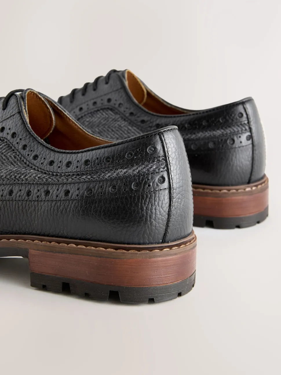 Black Heritage Brogue Shoes