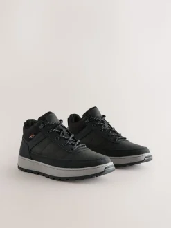 Black Hiker Style Sports Boots