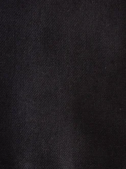 Black Linen Suit Waistcoat