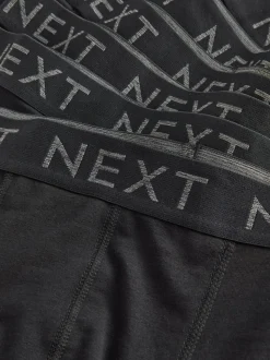 Black Long Leg Trunk Boxers