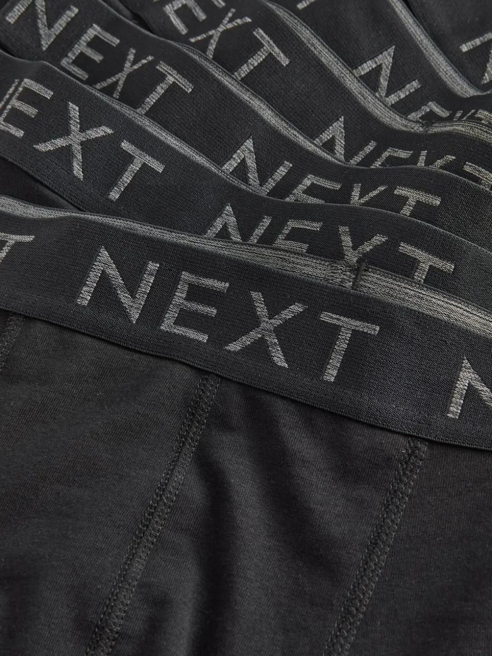 Black Long Leg Trunk Boxers