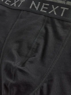 Black Long Leg Trunk Boxers