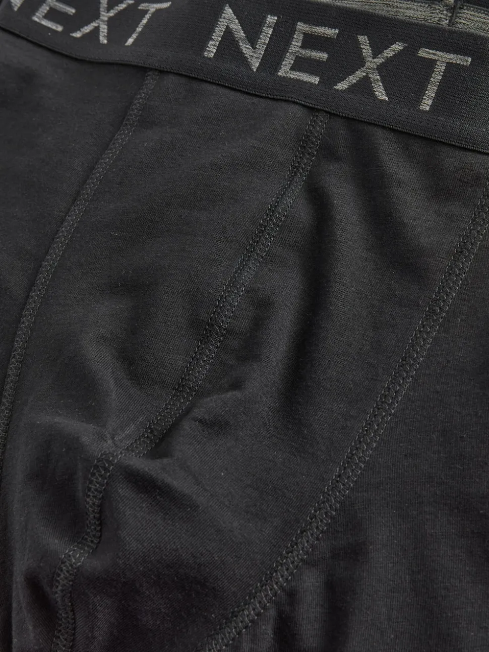 Black Long Leg Trunk Boxers