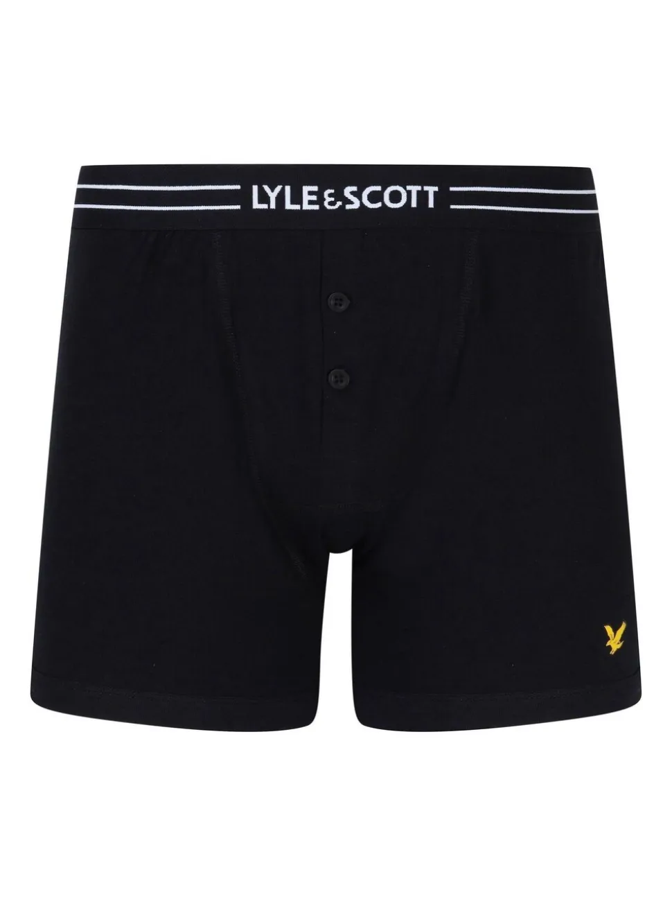 Black Lyle & Scott Button Fly Trunks 3 Pack