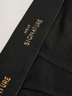 Black Metallic 4 pack Signature A-Fronts Boxers