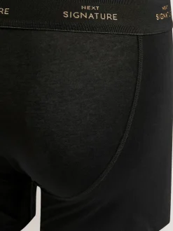 Black Metallic 4 pack Signature A-Fronts Boxers
