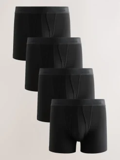 Black Modal 4 pack Signature A-Fronts Boxers