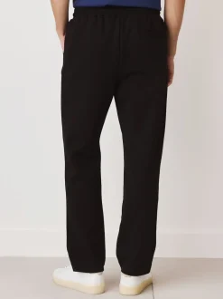 Black N. Premium Soft Touch Scuba Slim Fit Open Joggers