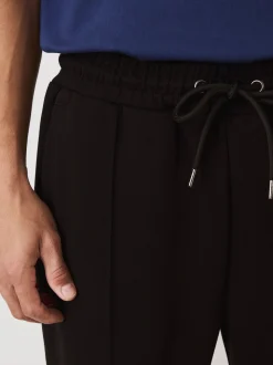 Black N. Premium Soft Touch Scuba Slim Fit Open Joggers