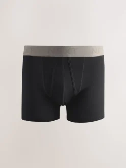 Black Neutral Waistband A-Front Boxers 10 Pack