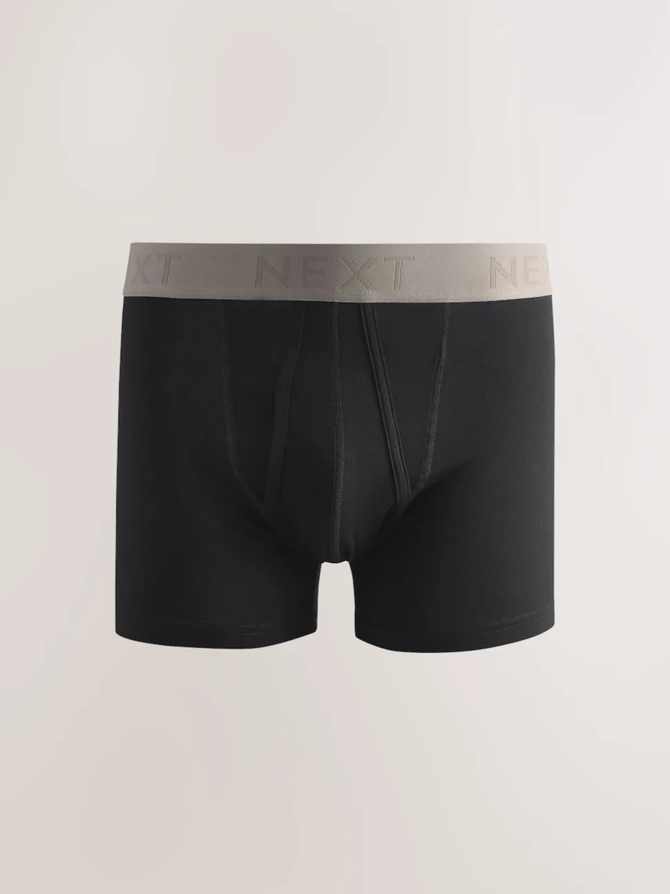 Black Neutral Waistband A-Front Boxers 10 Pack
