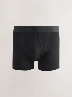 Black Neutral Waistband A-Front Boxers 10 Pack