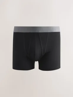 Black Neutral Waistband A-Front Boxers 10 Pack