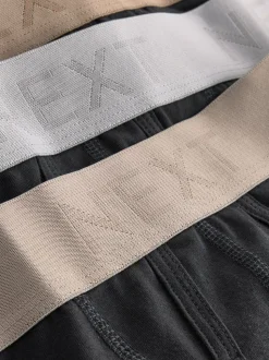 Black Neutral Waistbands A-Front Boxers 10 Pack