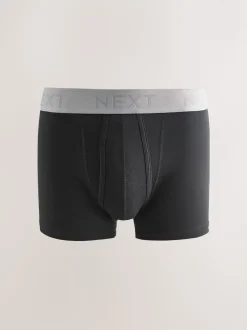 Black Neutral Waistbands A-Front Boxers 10 Pack