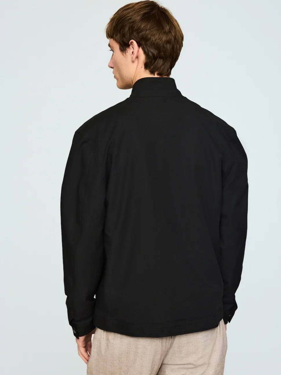 Black N.Premium Motionflex Smart Funnel Jacket with Stretch