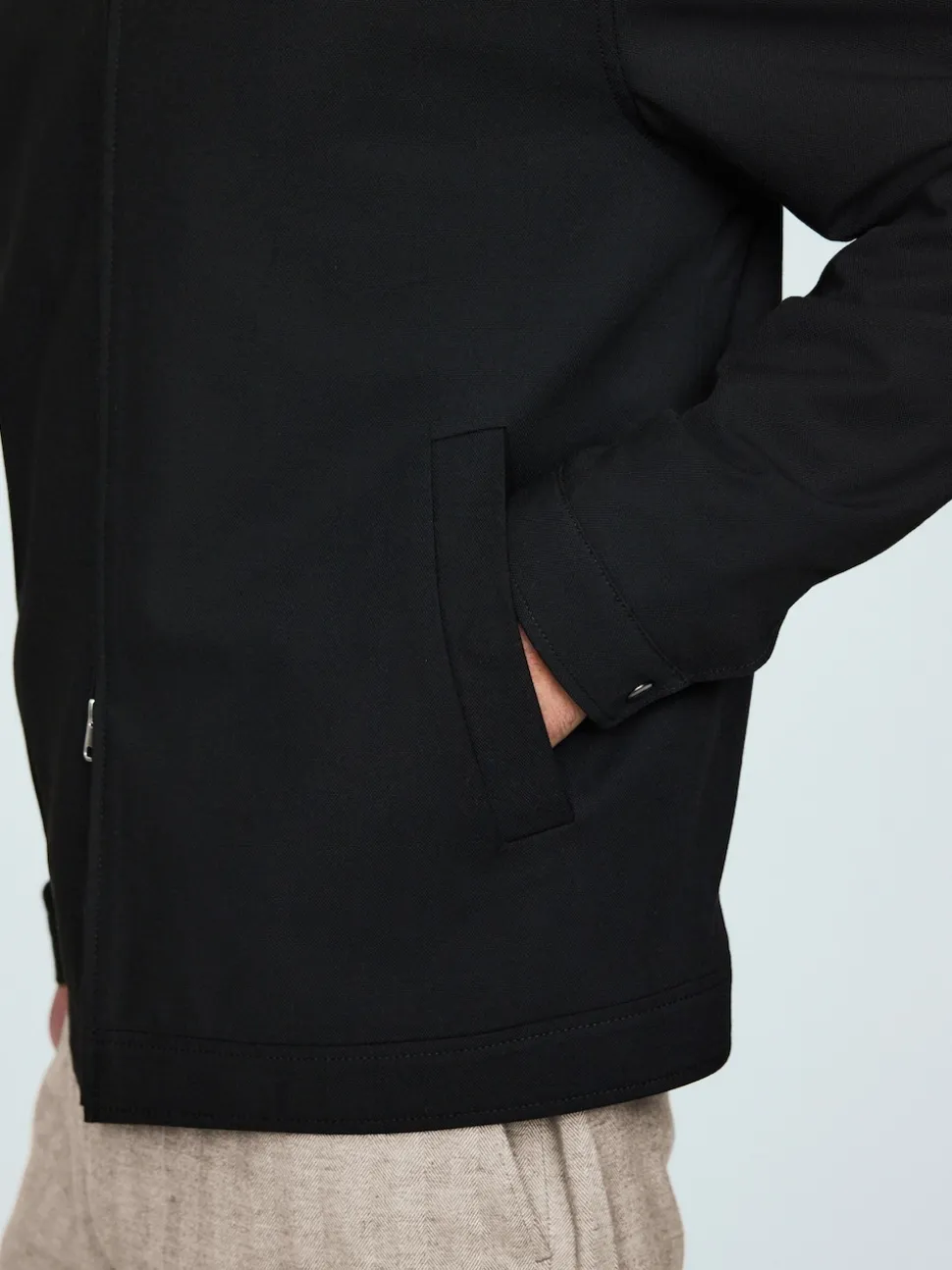 Black N.Premium Motionflex Smart Funnel Jacket with Stretch