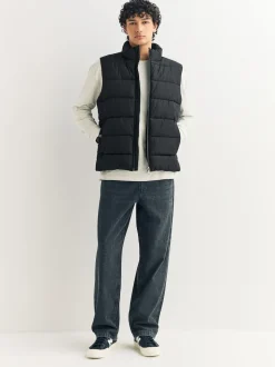 Black N.Premium Textured Premium Parka Jacket