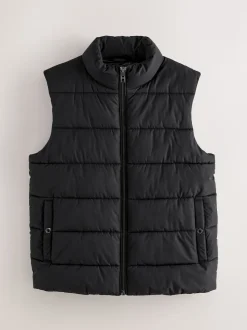 Black N.Premium Textured Premium Parka Jacket