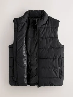 Black N.Premium Textured Premium Parka Jacket