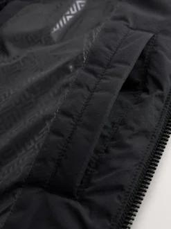 Black N.Premium Textured Premium Parka Jacket