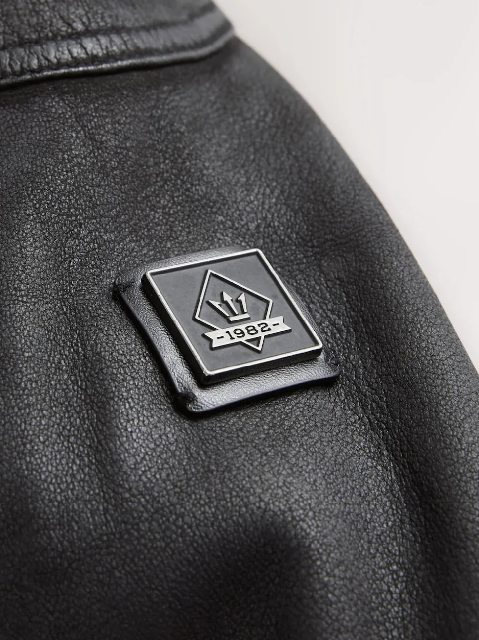 Black Nubuck Signature Four Pocket Leather Biker Jacket