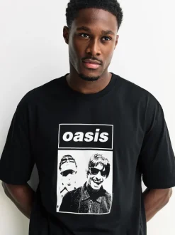 Black Oasis Graphic Band T-Shirt
