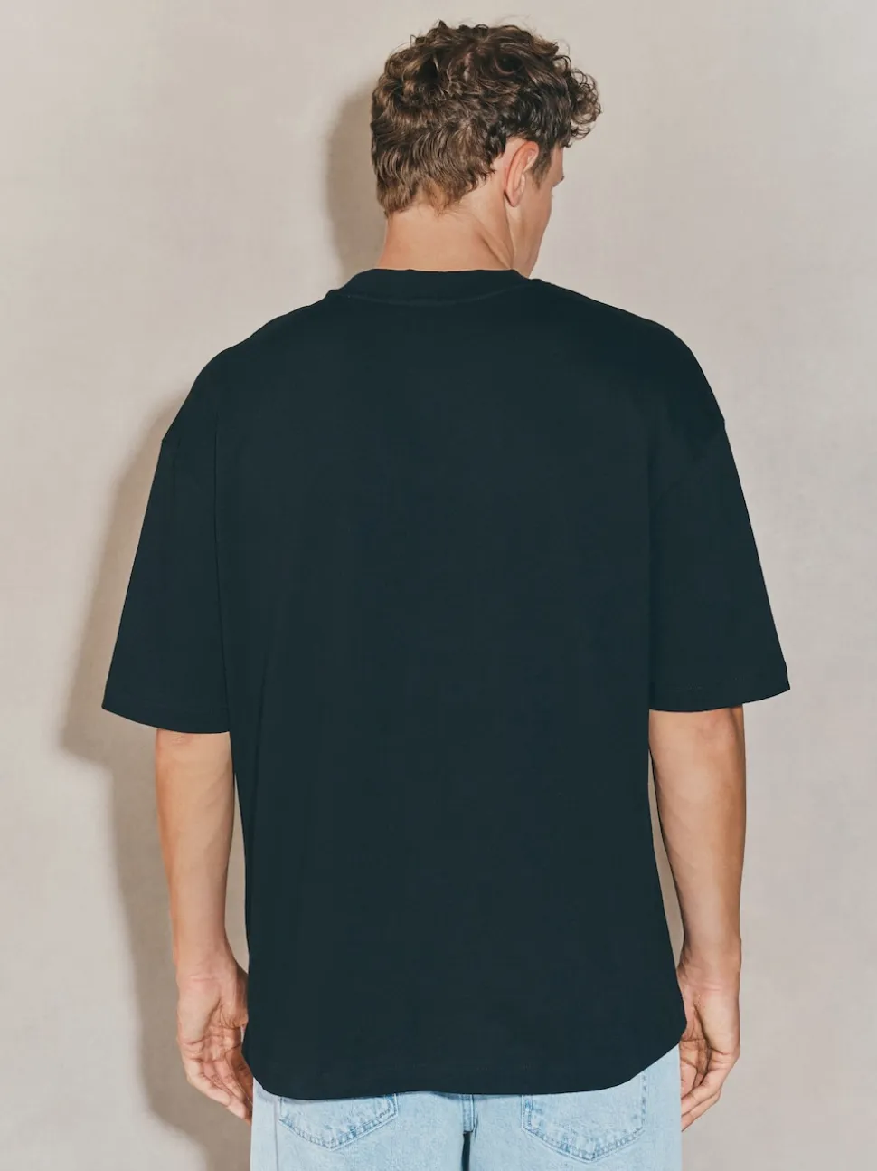 Black Oversized Fit EDIT Heavyweight T-Shirt