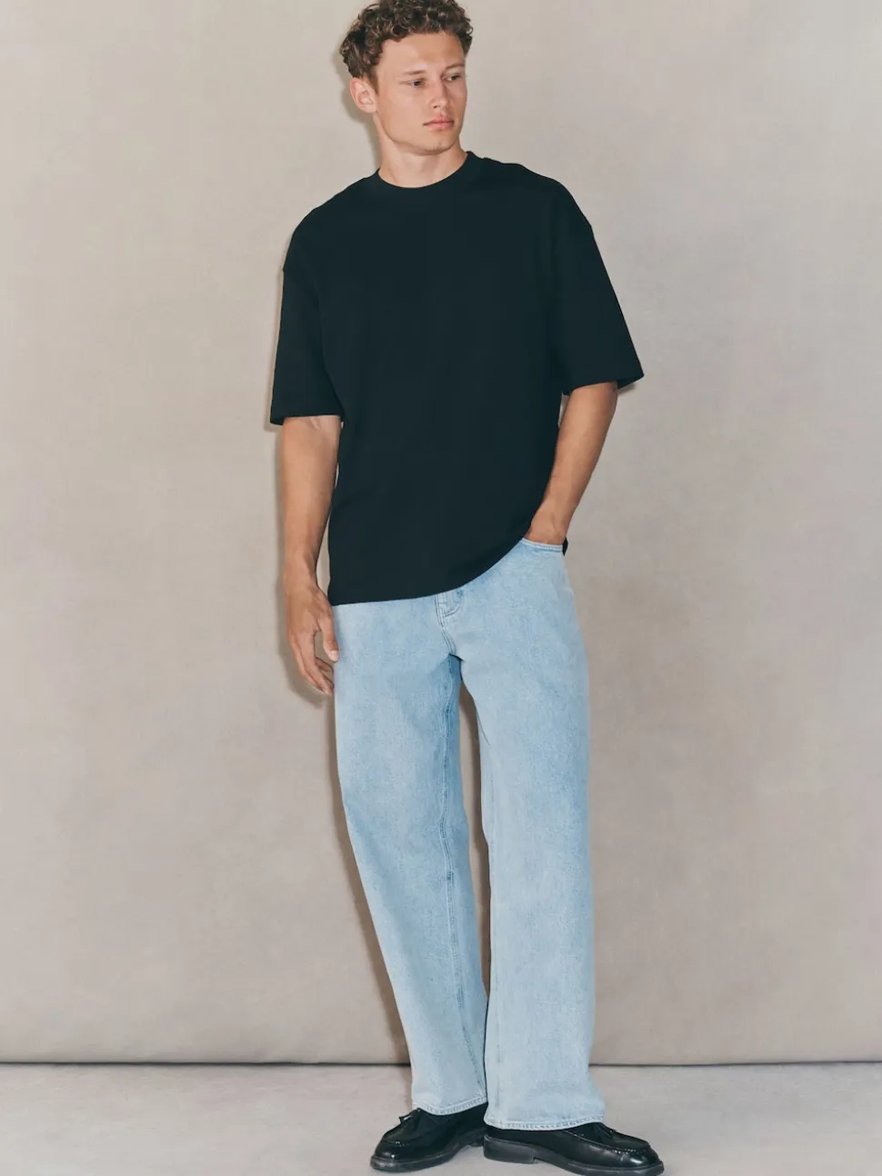 Black Oversized Fit EDIT Heavyweight T-Shirt