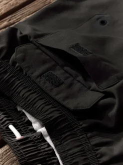 Black Palm Logo Essential Swim Shorts