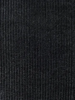 Black Regular Fit Cord Blazer