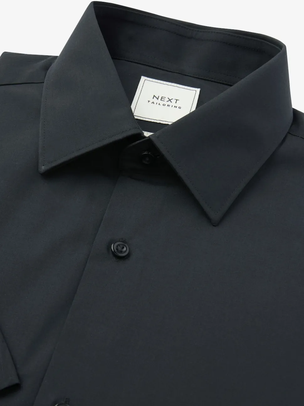 Black Regular Fit Easy Care Smart Shirt