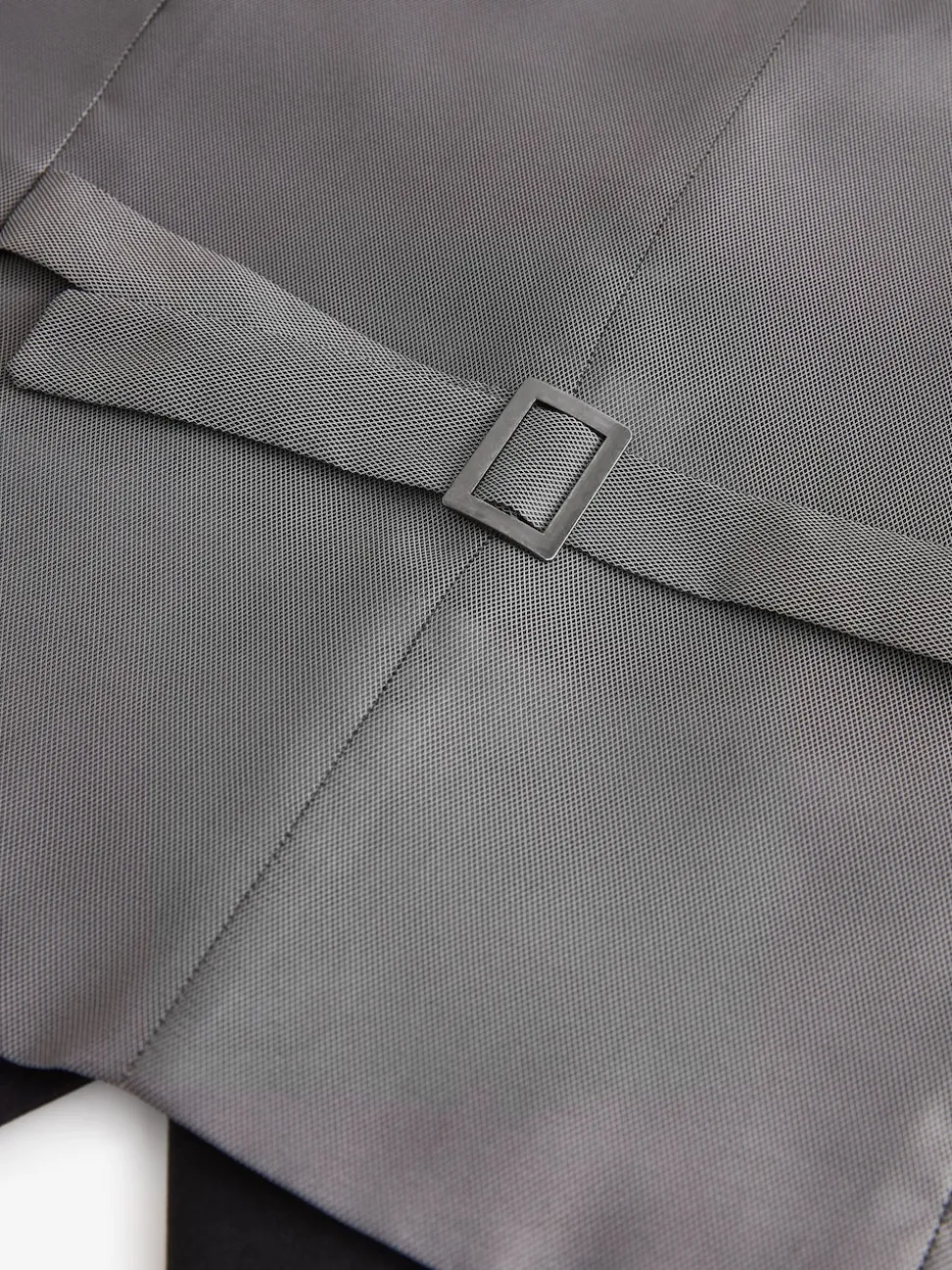 Black Regular Fit Essential Suit Waistcoat