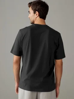 Black Regular Fit Essential Cotton T-Shirts 6 Pack