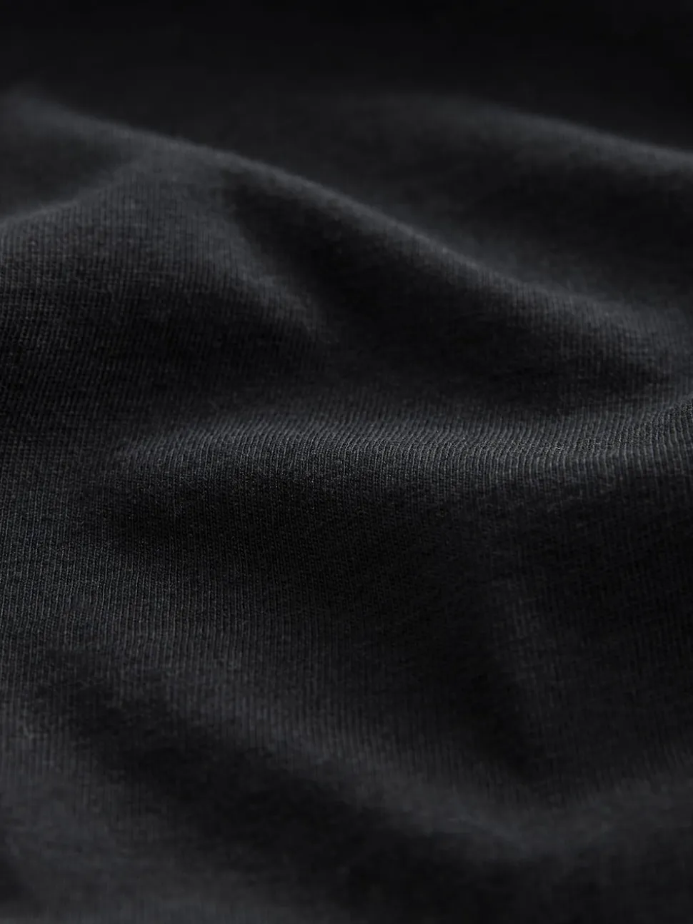 Black Regular Fit Essential Cotton T-Shirts 6 Pack